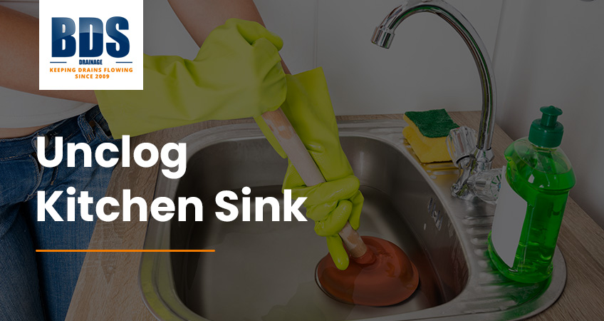 Kitchen drain clogged? Here’s how to clear it