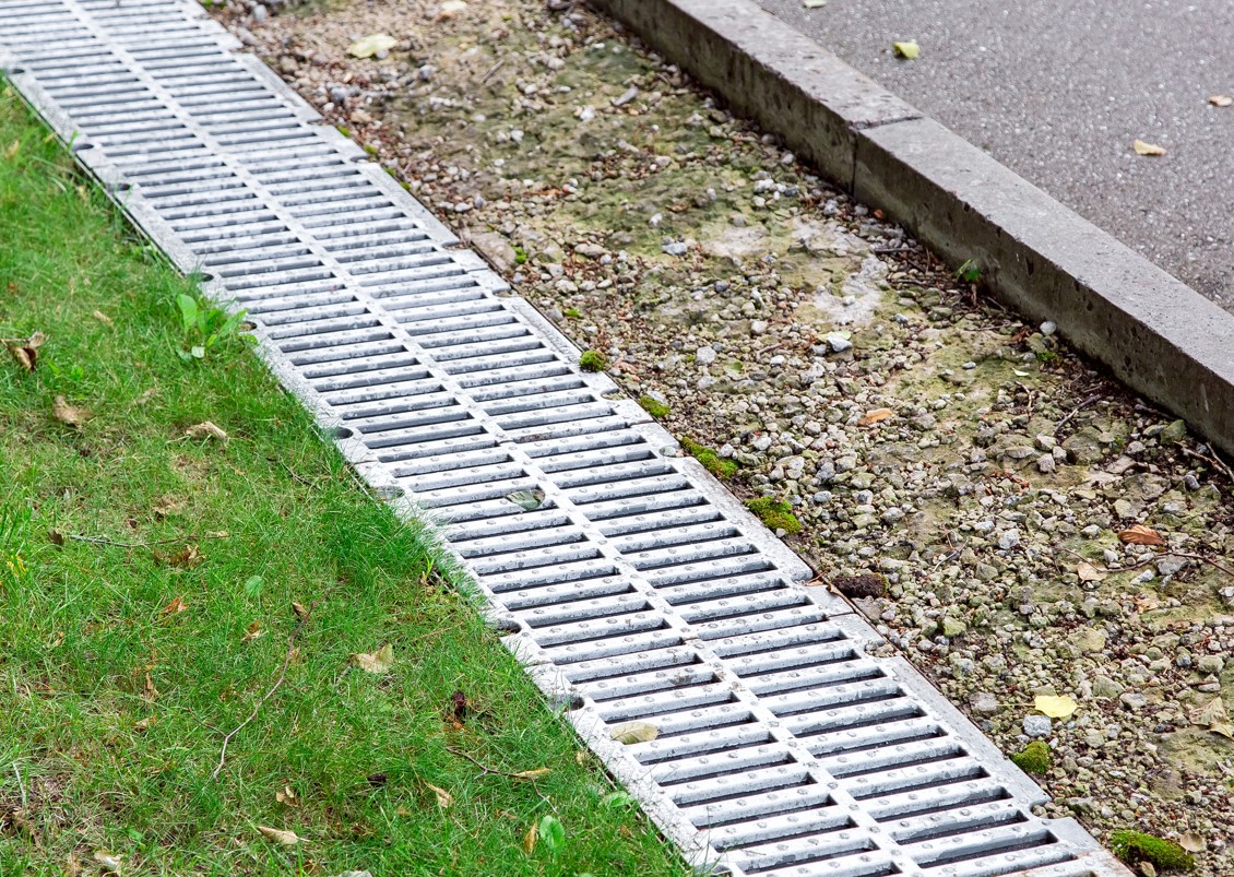 french drain installation