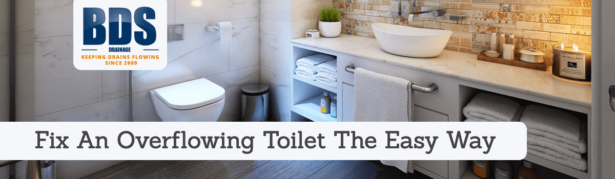 Fix an overflowing toilet the easyway