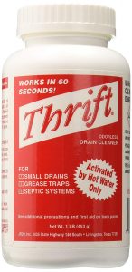 Thrift T-600 Alkaline Drain Cleaner