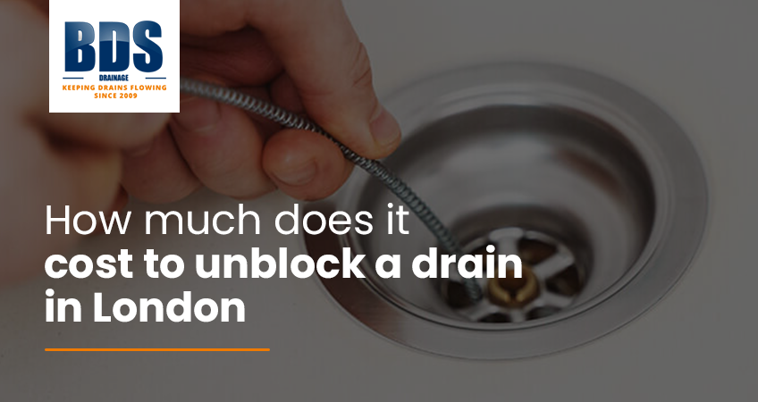 How much does it cost to unblock a drain in London?