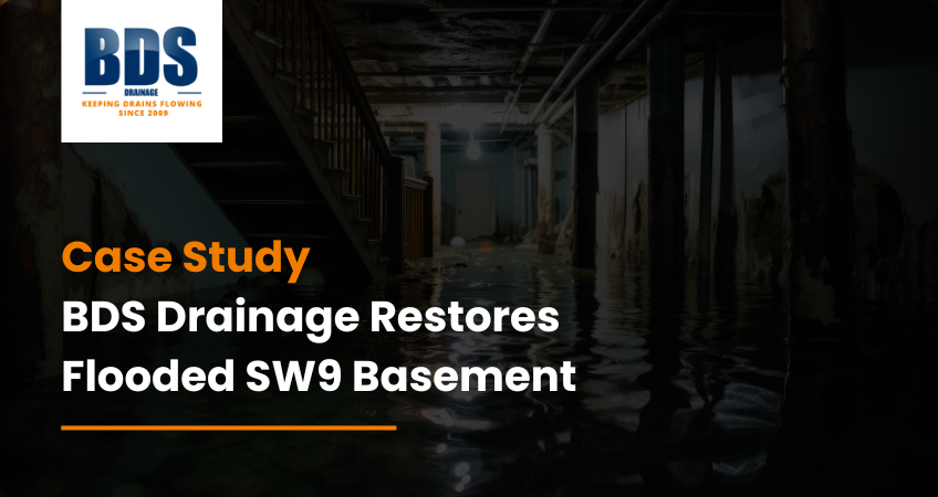 Case Study: BDS Drainage restores flooded SW9 basement in record time