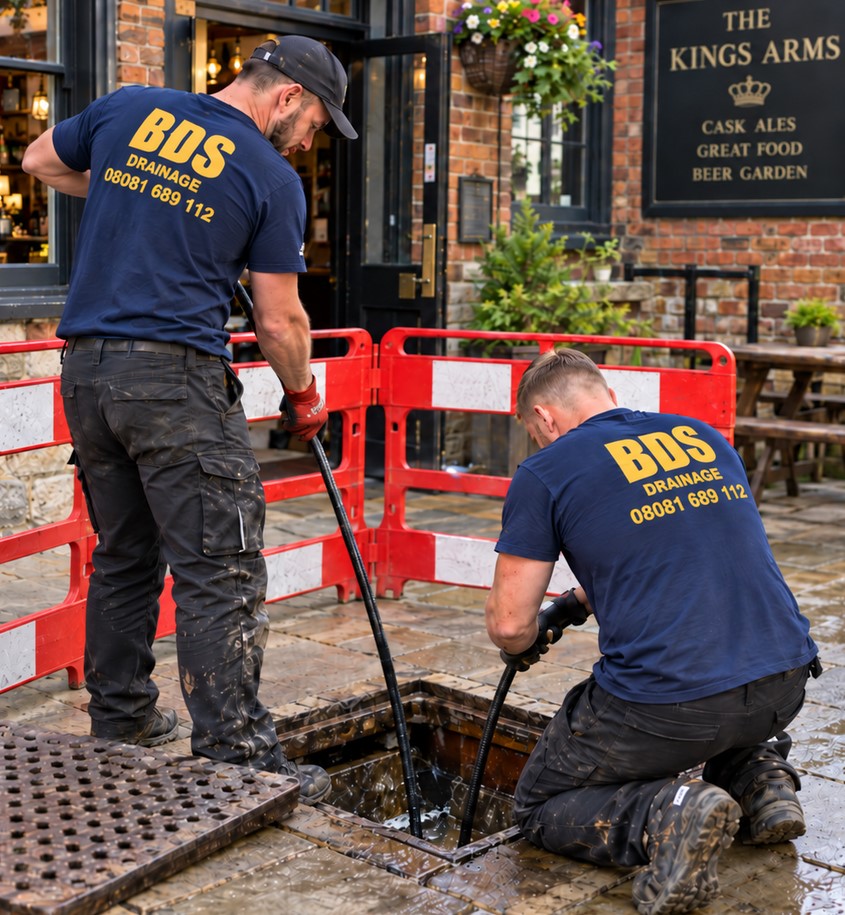 Commercial drain cleaning and CCTV inspection