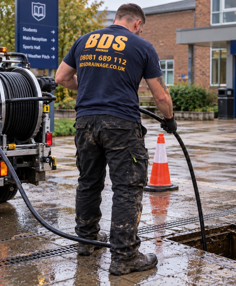 Planned school drain maintenance
